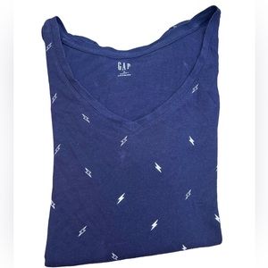💥💥💥4 for $15💥💥💥GAP Favorite Tee Short Sleeve Navy w/White Lightning Bolts